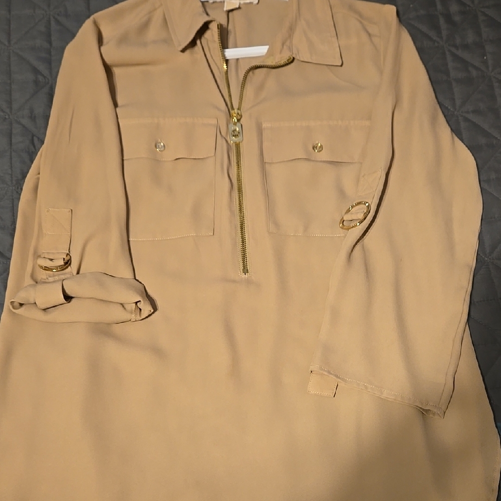 Michael Kors Tan Blouse